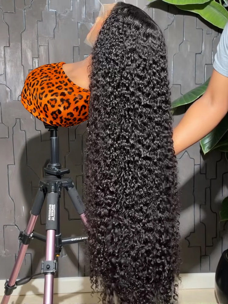 Water Wave Bulk Human Hair For Braiding - 40 46 Inch Water Wave Curly