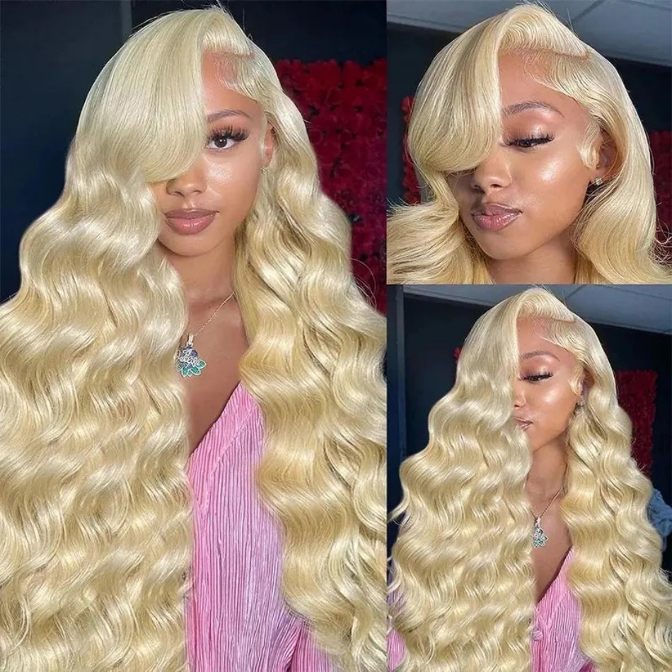 613 Blonde Body Wave Lace Front Wig - 613 Hd Lace Frontal Wig 13x6