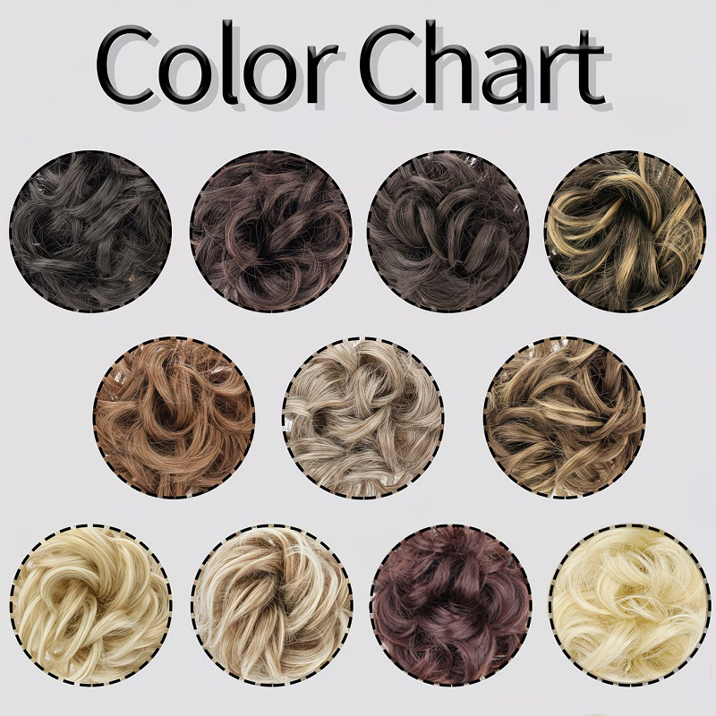 Synthetic Messy Bun Hair Scrun - огляд і ціна Claw Clip Messy Bun Hair Piece