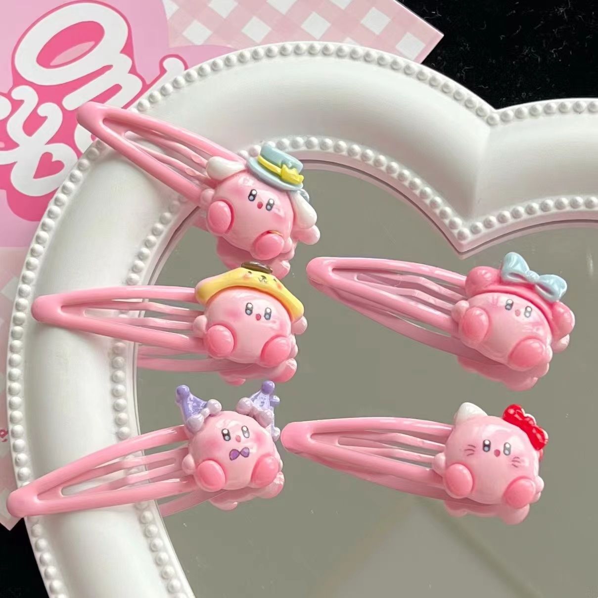 1~10pcs Cute Kirby BB Hair Cli - огляд і ціна Hair Bundles