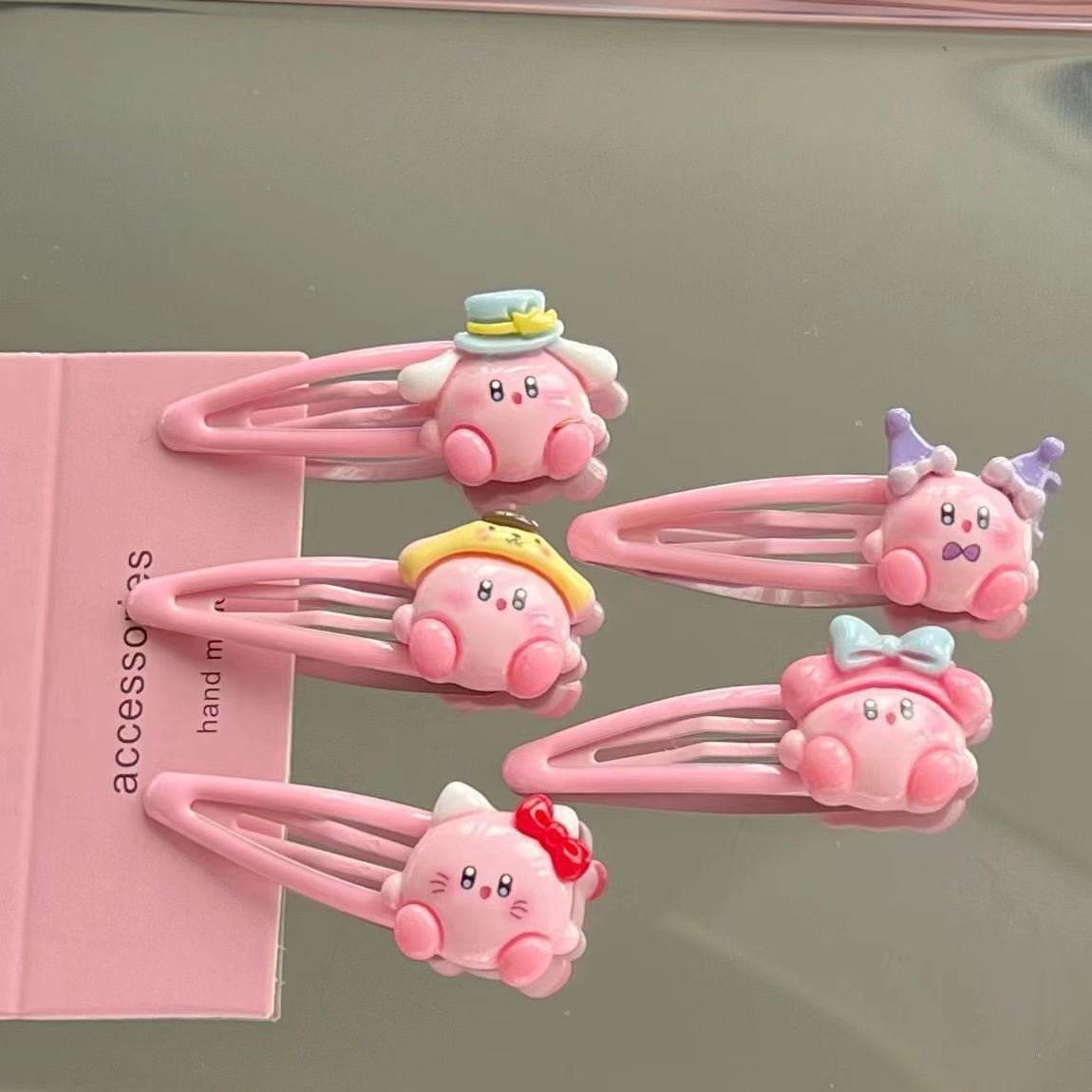 1~10pcs Cute Kirby BB Hair Cli - огляд і ціна Hair Bundles