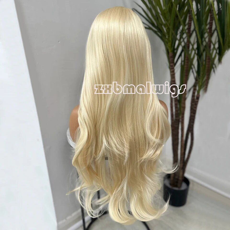 Synthetic Hair 613 Blonde Colo - огляд і ціна 613 Blonde Body Wave Lace Front Wig