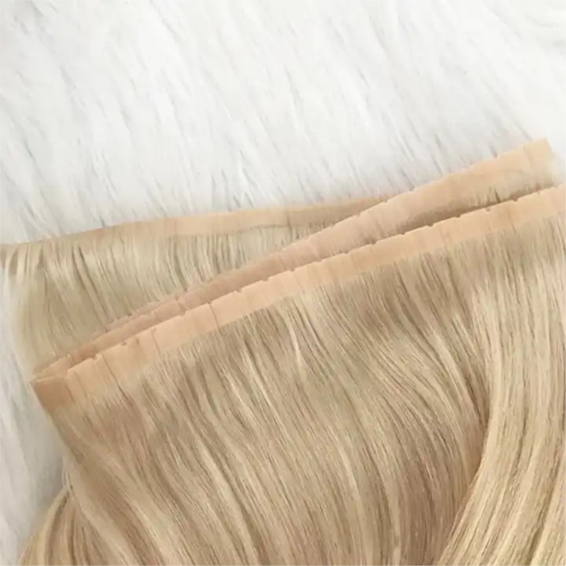 Invisible PU Weft Hair with Ho - огляд і ціна Invisible Tape In Extensions Real Hair
