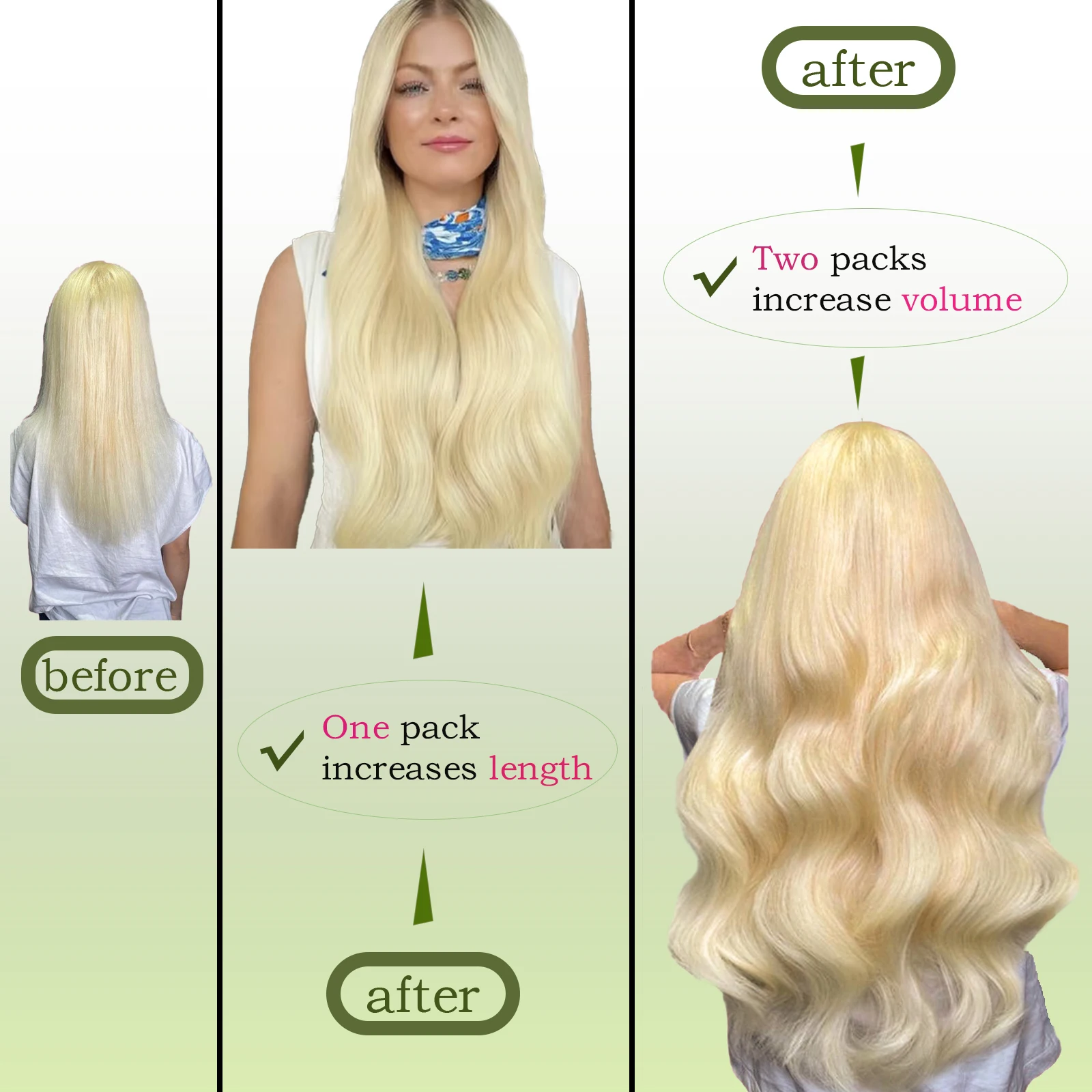 Natural Black Straight PU Clip - огляд і ціна Invisible Tape In Extensions Real Hair