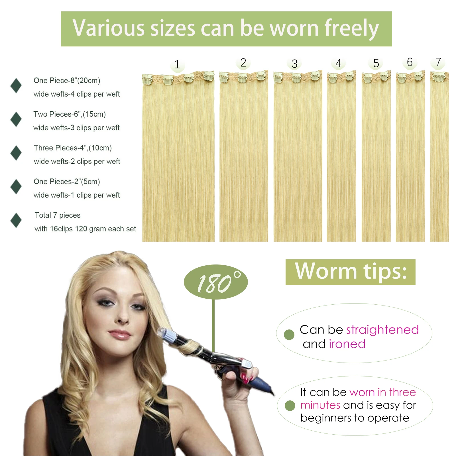 Natural Black Straight PU Clip - огляд і ціна Invisible Tape In Extensions Real Hair