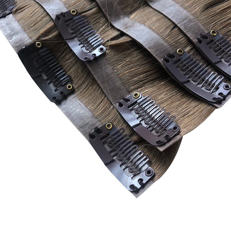 Straight Invisible PU Clip In  - огляд і ціна Seamless Clip In Hair Extensions Human Hair