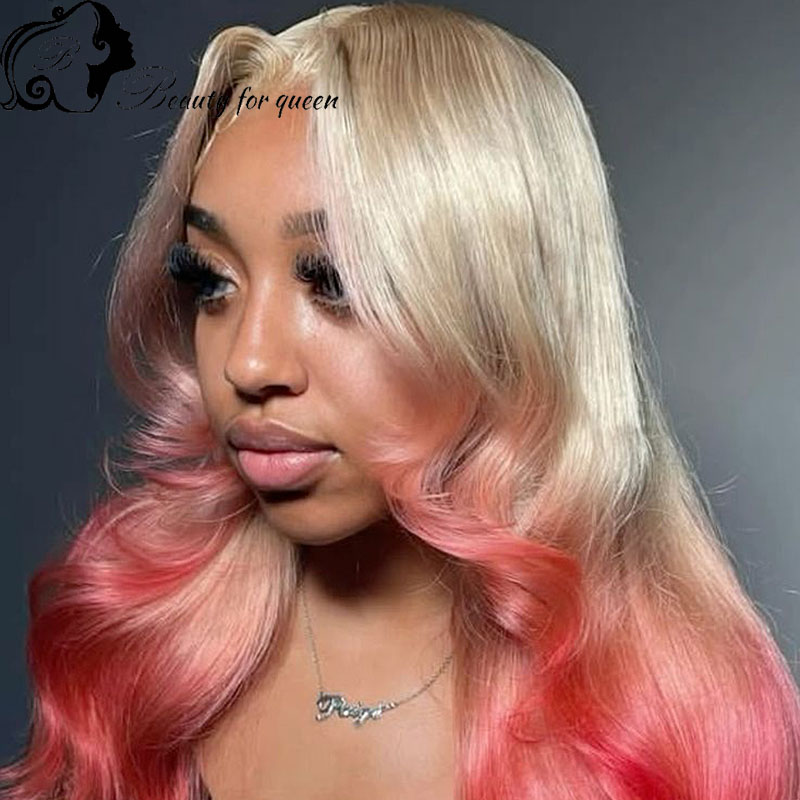 Lace Front Long Straight Human - огляд і ціна 613 Blonde Body Wave Lace Front Wig