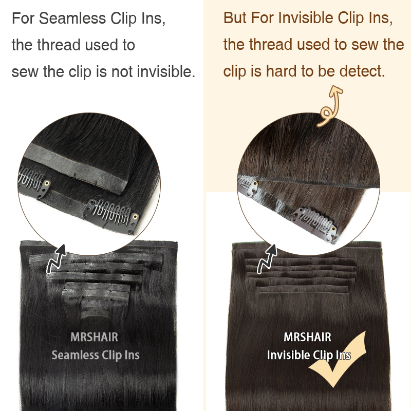 Invisible PU Clip In Hair Exte - огляд і ціна Invisible Tape In Extensions Real Hair