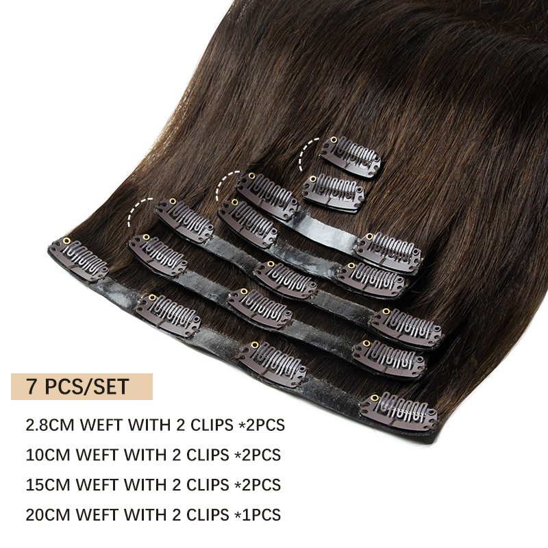 Invisible PU Clip In Hair Exte - огляд і ціна Invisible Tape In Extensions Real Hair
