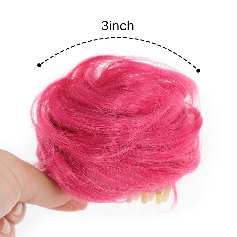 Synthetic Space Bun Mini Claw  - огляд і ціна Claw Clip Messy Bun Hair Piece