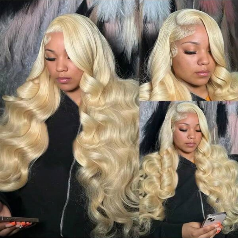 Honey Blonde 613 Body Wave Hum - огляд і ціна 613 Blonde Body Wave Lace Front Wig