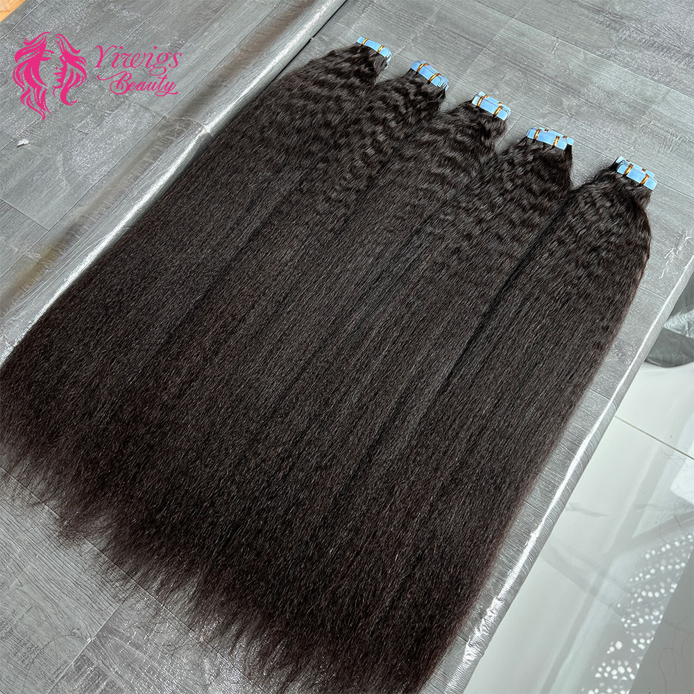 Straight Tape In Hair Extensio - огляд і ціна Invisible Tape In Extensions Real Hair