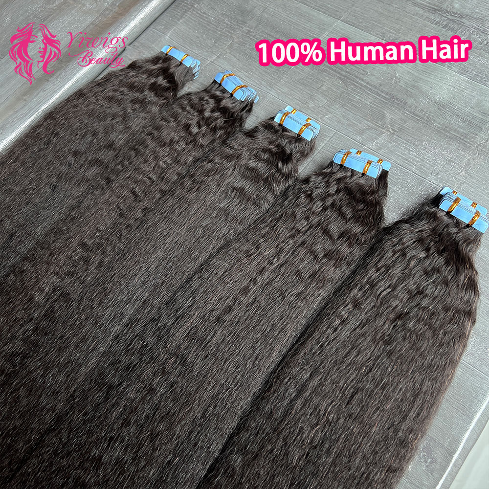 Straight Tape In Hair Extensio - огляд і ціна Invisible Tape In Extensions Real Hair