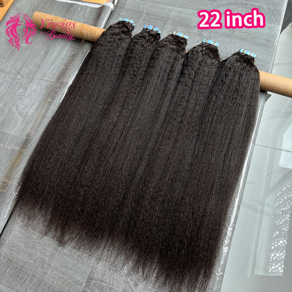 Straight Tape In Hair Extensio - огляд і ціна Invisible Tape In Extensions Real Hair
