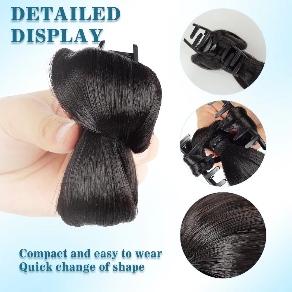 Naturally Synthetic Hair Bun W - огляд і ціна Claw Clip Messy Bun Hair Piece