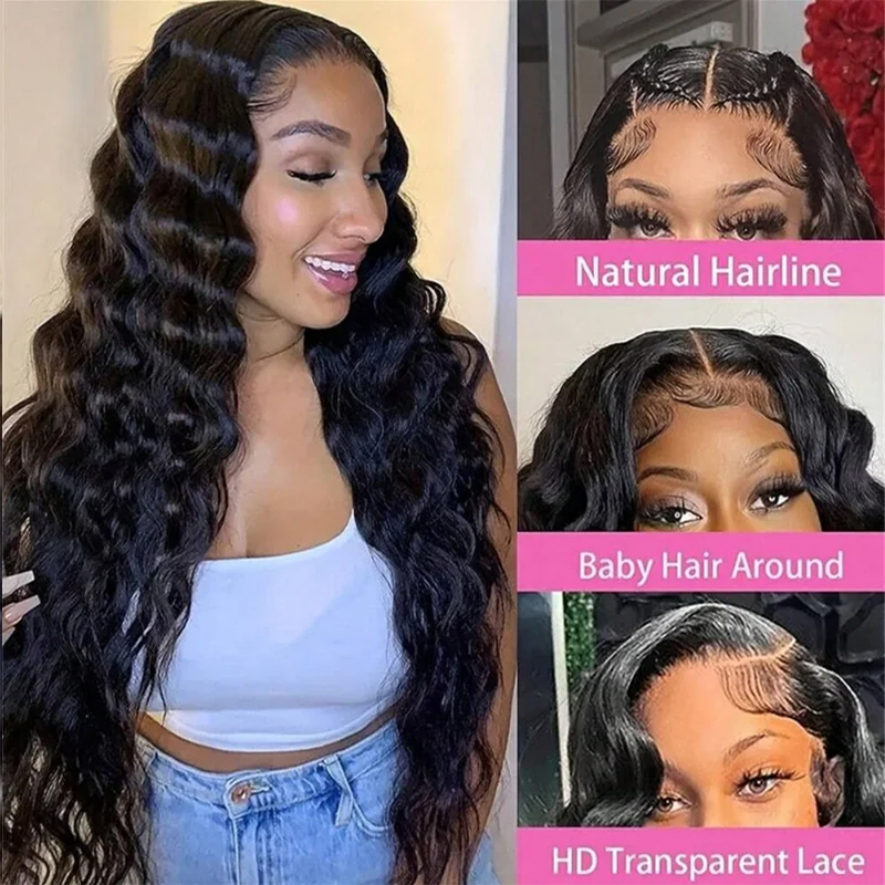 220% Density 38 Inch Loose Wav - огляд і ціна Lace Front Wigs