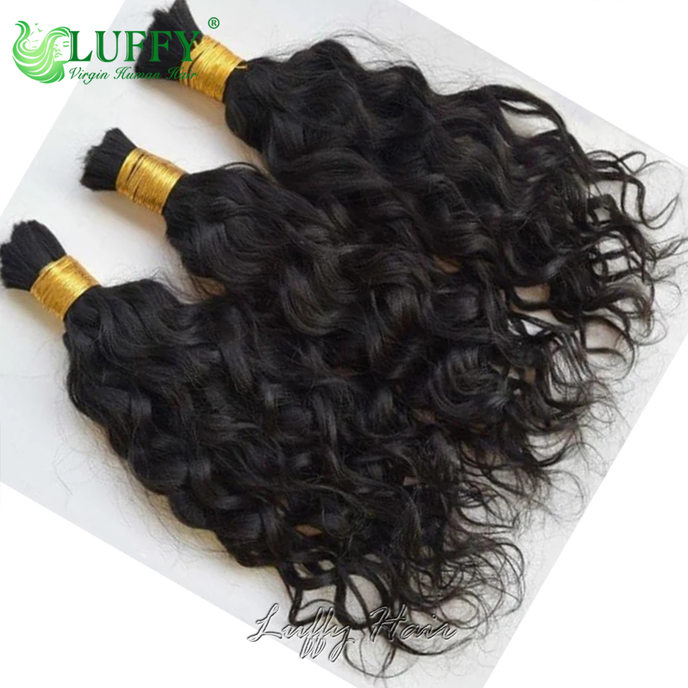 Bulk Human Hair for Braiding W - огляд і ціна Water Wave Bulk Human Hair For Braiding