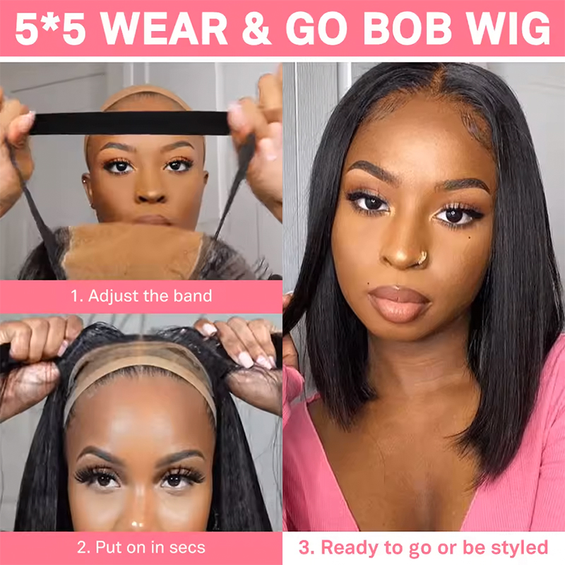 220% Density Ready to Wear Bon - огляд і ціна Glueless Wear And Go Human Hair Wig