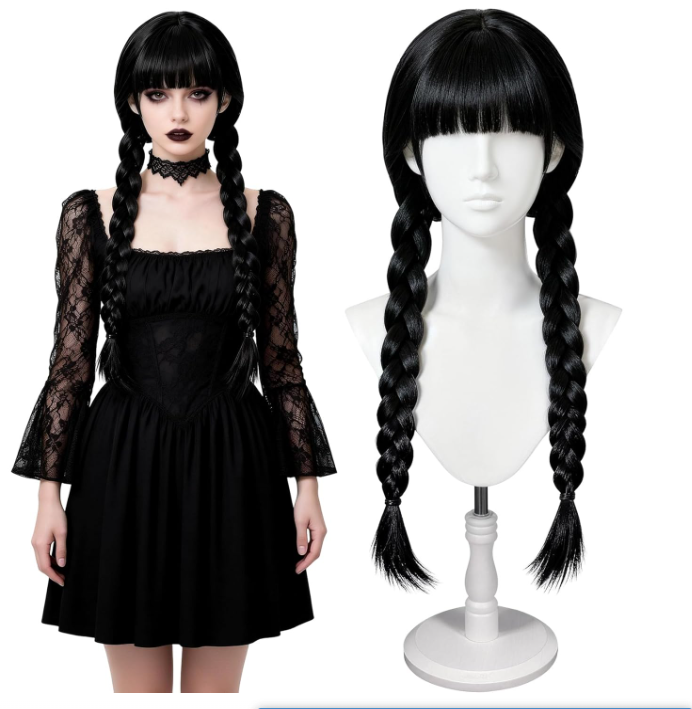 Long Gothic Cosplay Wigs Women - огляд і ціна Synthetic Braided Wigs For Black Women