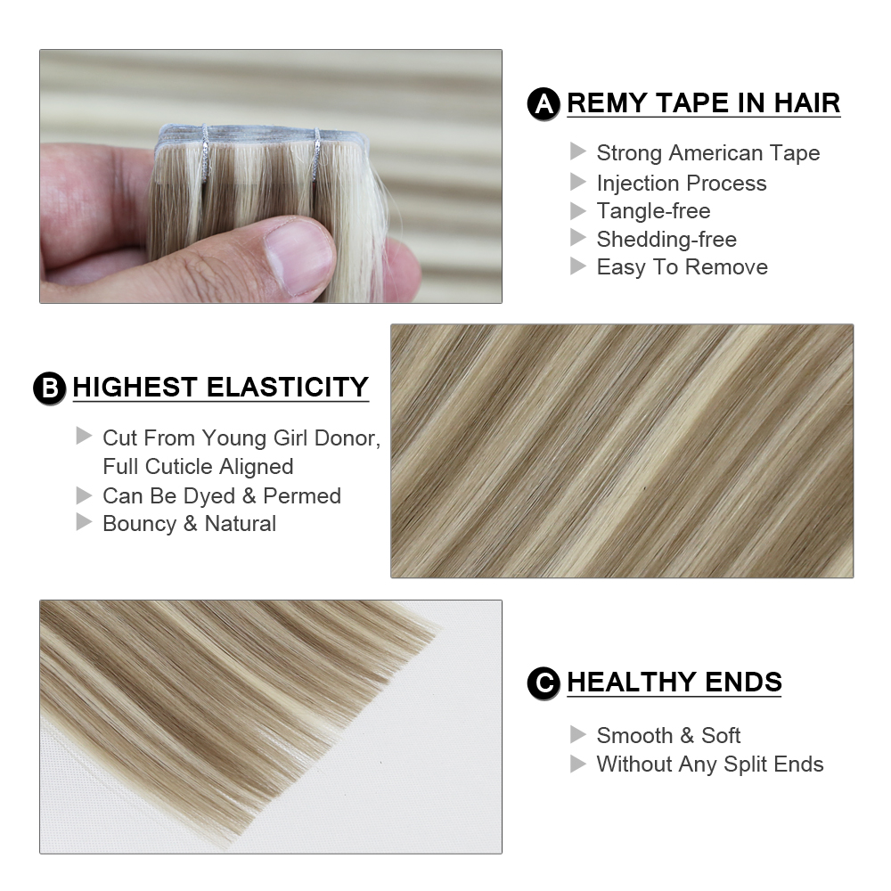 Invisible Tape In Extensions R - огляд і ціна Invisible Tape In Extensions Real Hair