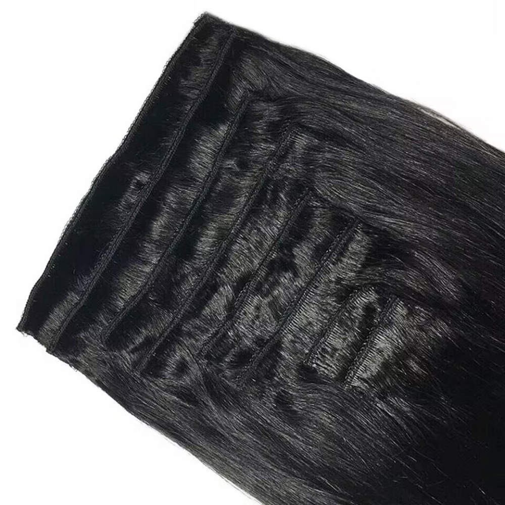 Natural Straight Clip In Human - огляд і ціна Seamless Clip In Hair Extensions Human Hair