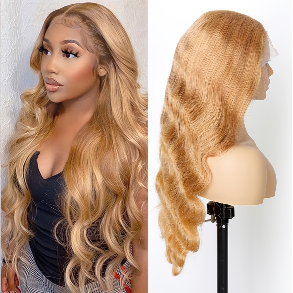 Honey Blonde Wig Human Hair 13 - огляд і ціна Hd Lace Frontal Wig Human Hair Pre Plucked