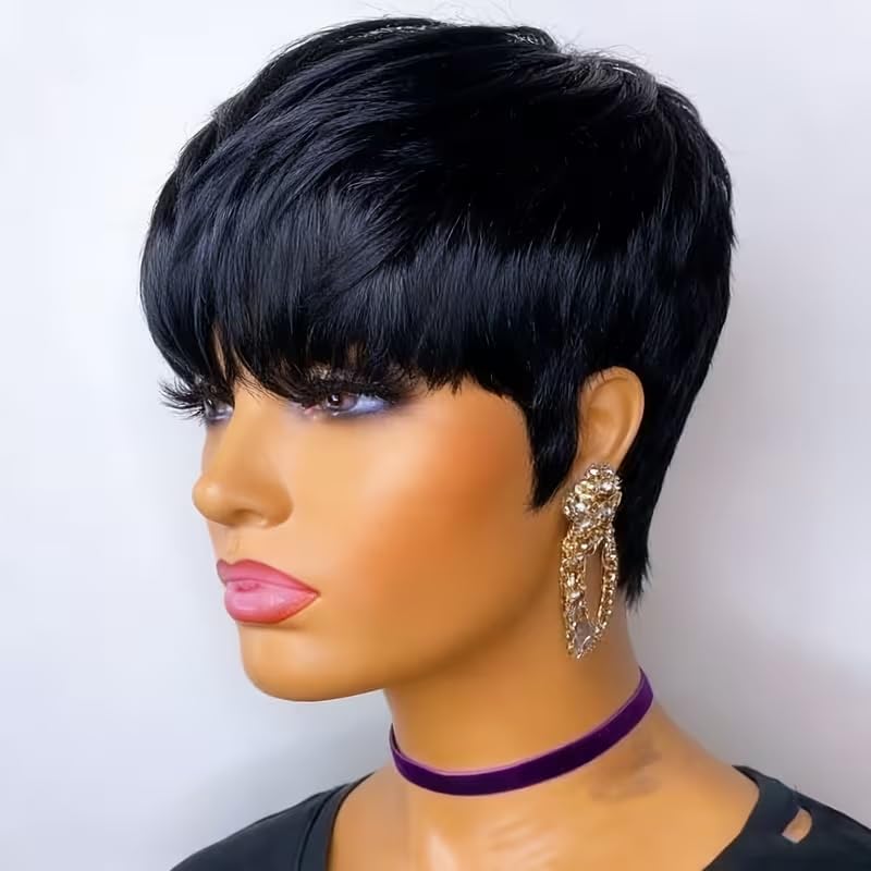 Short Pixie Cut Human Hair Wig - огляд і ціна Short Pixie Cut Wig Human Hair Cheap