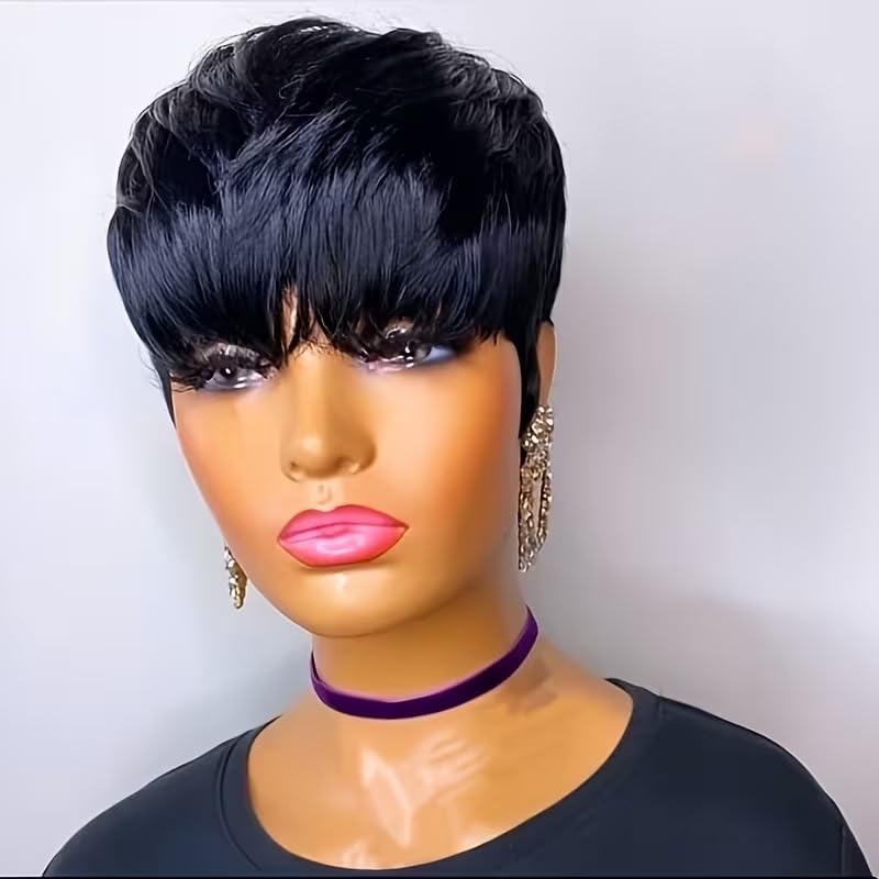 Short Pixie Cut Human Hair Wig - огляд і ціна Short Pixie Cut Wig Human Hair Cheap