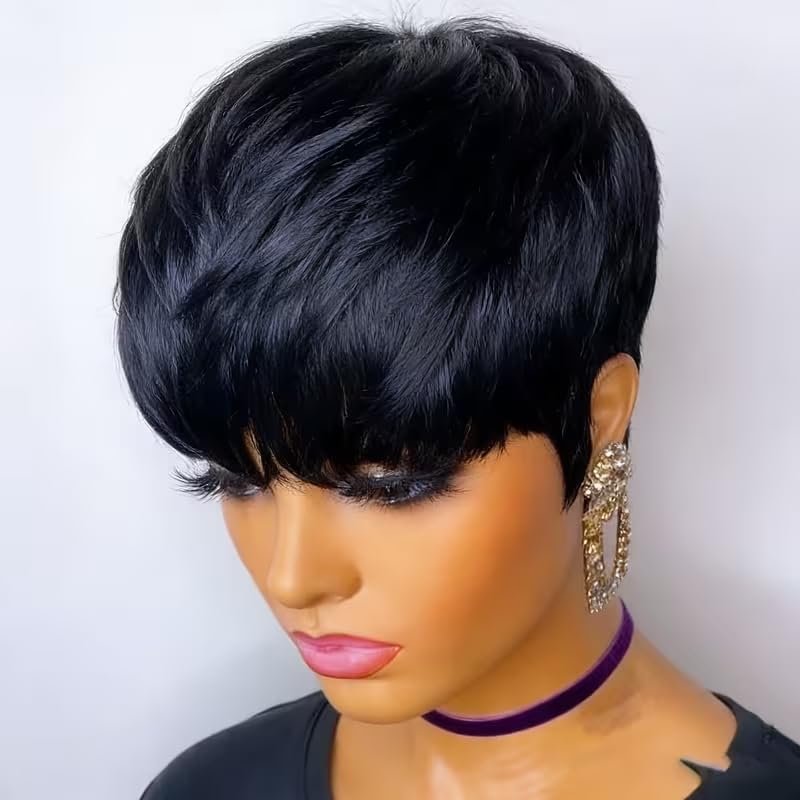 Short Pixie Cut Human Hair Wig - огляд і ціна Short Pixie Cut Wig Human Hair Cheap
