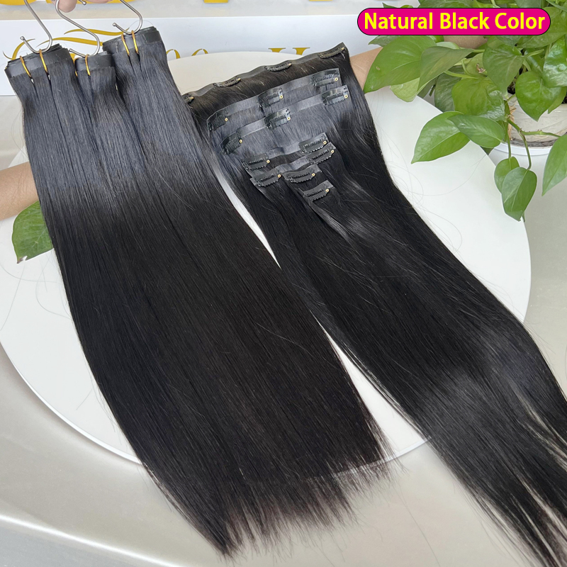 7Pcs Invisible Seamless PU Cli - огляд і ціна Seamless Clip In Hair Extensions Human Hair