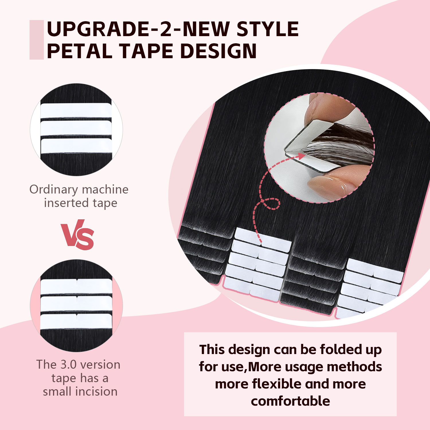 Sweetmet Invisible Tape in Hai - огляд і ціна Invisible Tape In Extensions Real Hair