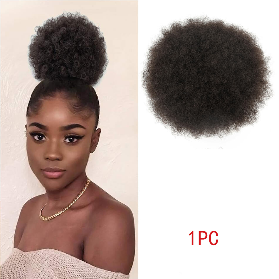 Afro Puff Drawstring Ponytail  - огляд і ціна Drawstring Afro Curly Puff Ponytail