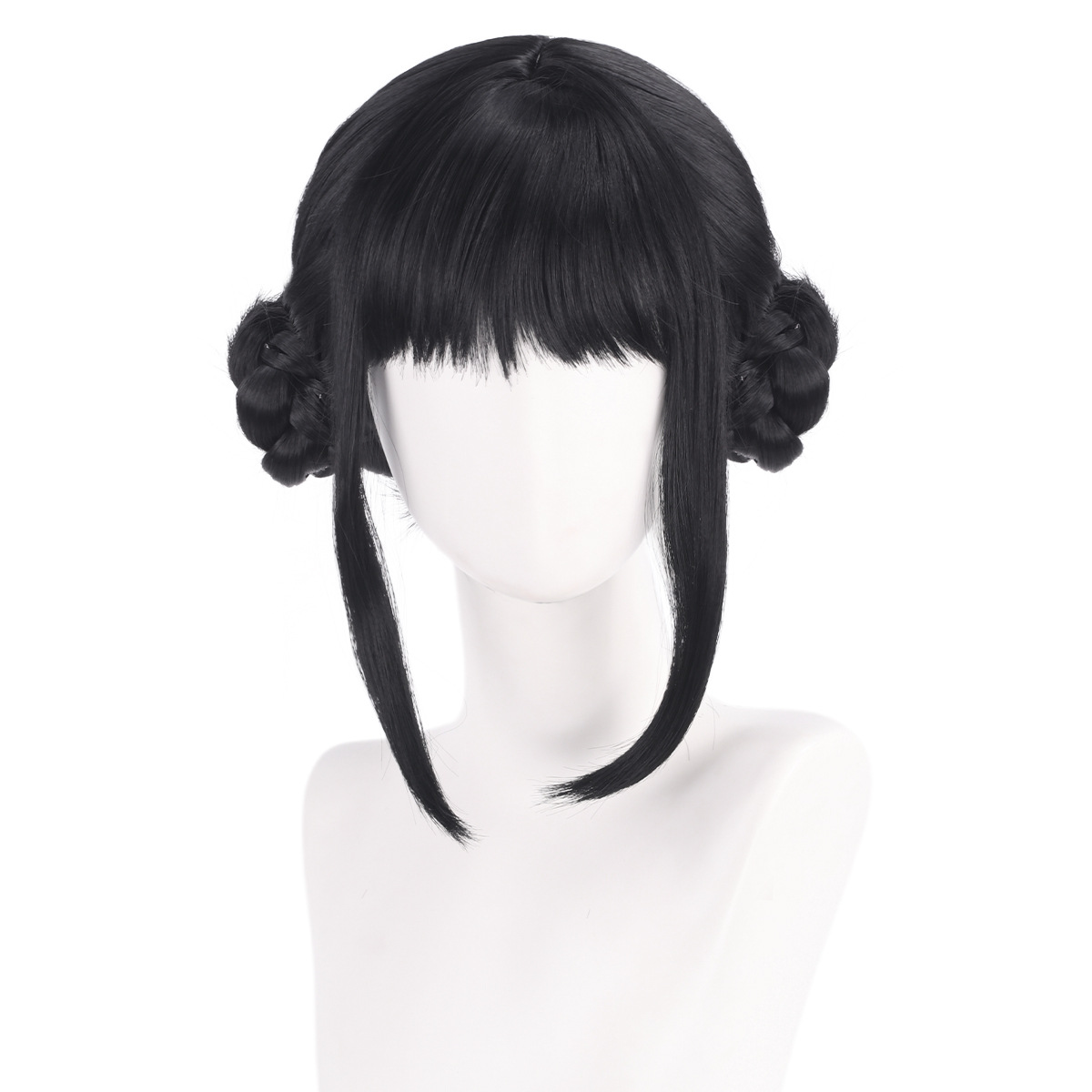 Zoey Cosplay Wig 33cm Black Ha - огляд і ціна Synthetic Braided Wigs For Black Women