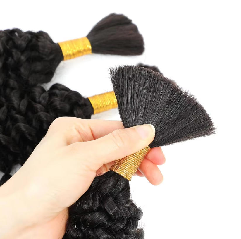 Loose Bulk Human Hair Deep Wat - огляд і ціна Water Wave Bulk Human Hair For Braiding