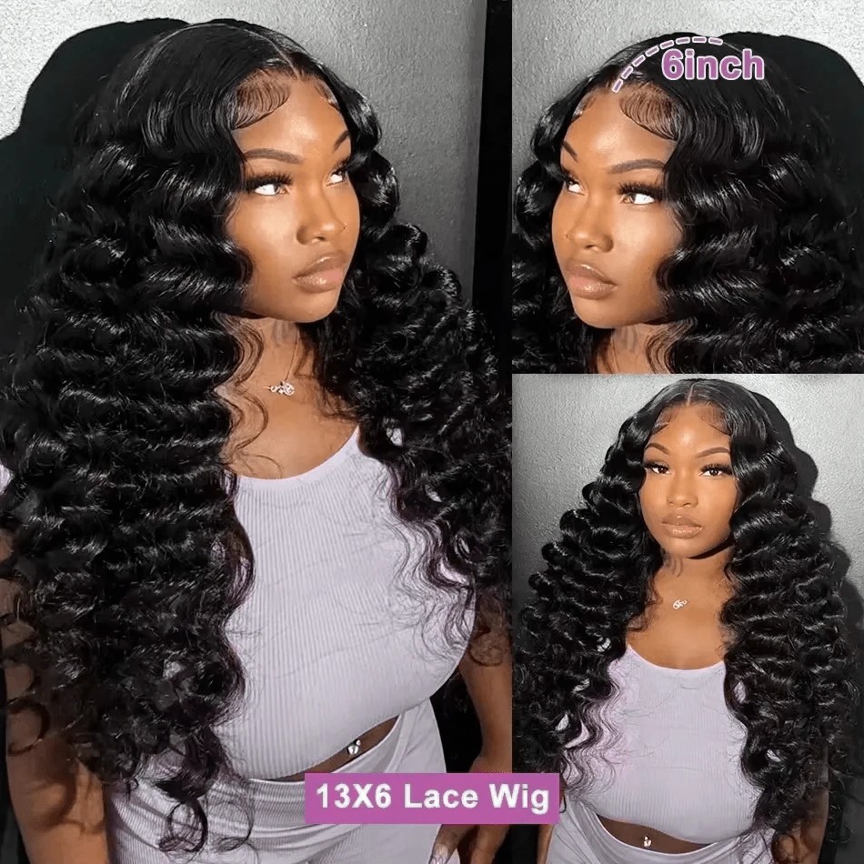 42 Inch Brazilian Loose Deep W - огляд і ціна Hd Lace Frontal Wig Human Hair Pre Plucked