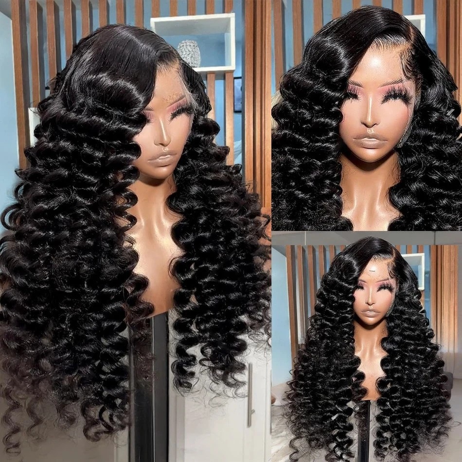 42 Inch Brazilian Loose Deep W - огляд і ціна Hd Lace Frontal Wig Human Hair Pre Plucked
