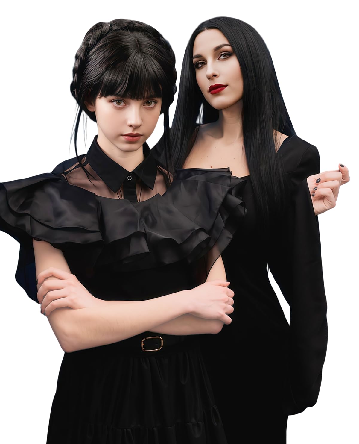 Synthetic Long Black Wig for W - огляд і ціна Synthetic Braided Wigs For Black Women