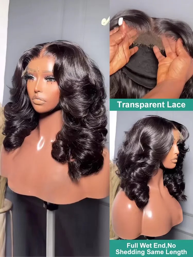 Body Wave Bob Wig Human Hair 1 - огляд і ціна Glueless Wear And Go Human Hair Wig