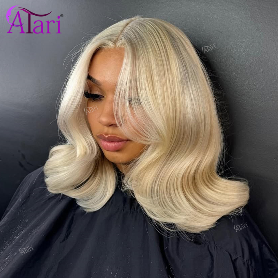180 Density 13x4 Lace Frontal  - огляд і ціна Pre Parted 13X4 Lace Front Bob Wig