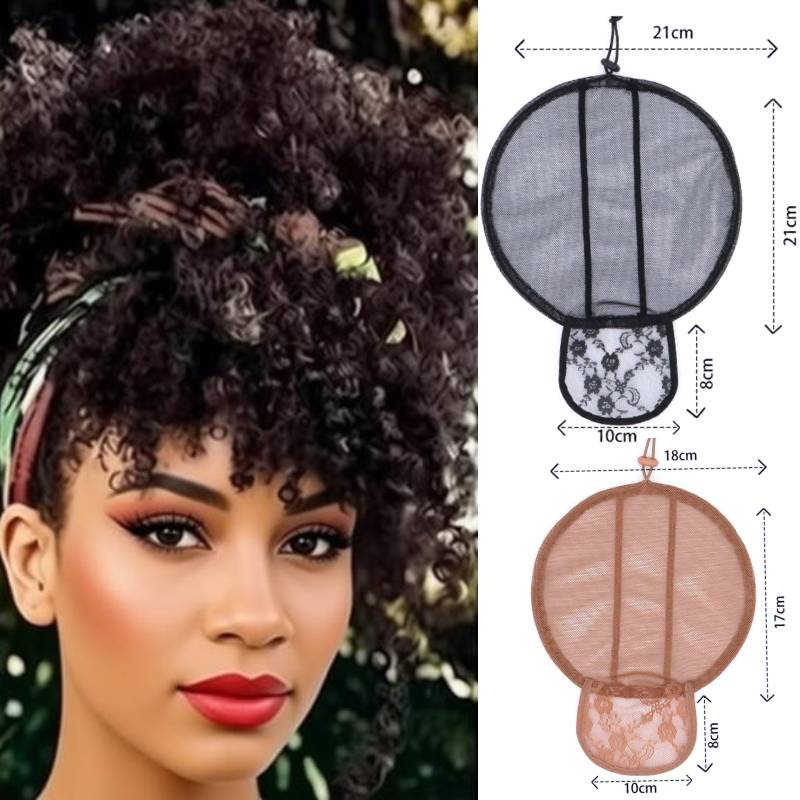 17cm Adjustable Drawstring Afr - огляд і ціна Drawstring Afro Curly Puff Ponytail