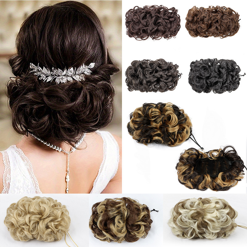 Claw Clip Curly Hair Bun Exten - огляд і ціна Claw Clip Messy Bun Hair Piece