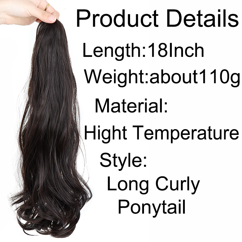 Synthetic Long Curly Ponytail  - огляд і ціна Synthetic Braided Wigs For Black Women