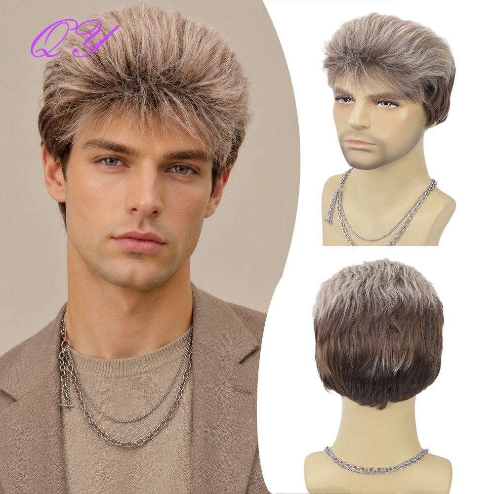 Synthetic Short Brown Flaxen M - огляд і ціна Synthetic Wigs