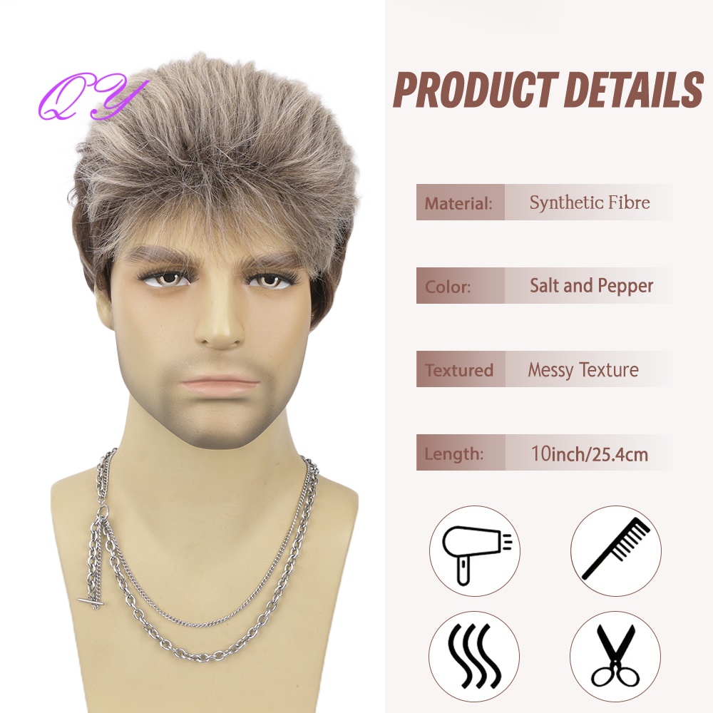 Synthetic Short Brown Flaxen M - огляд і ціна Synthetic Wigs