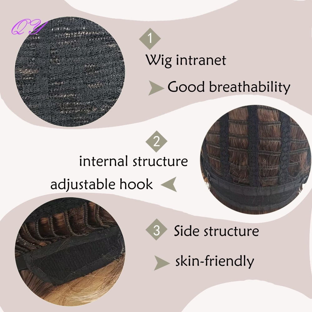 Synthetic Short Brown Flaxen M - огляд і ціна Synthetic Wigs