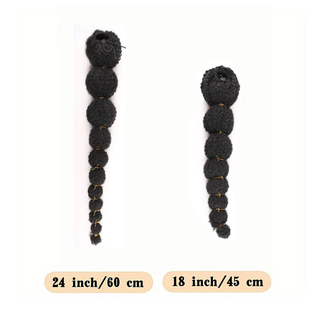 Kinky Afro Puff Ponytail Exten - огляд і ціна Drawstring Afro Curly Puff Ponytail