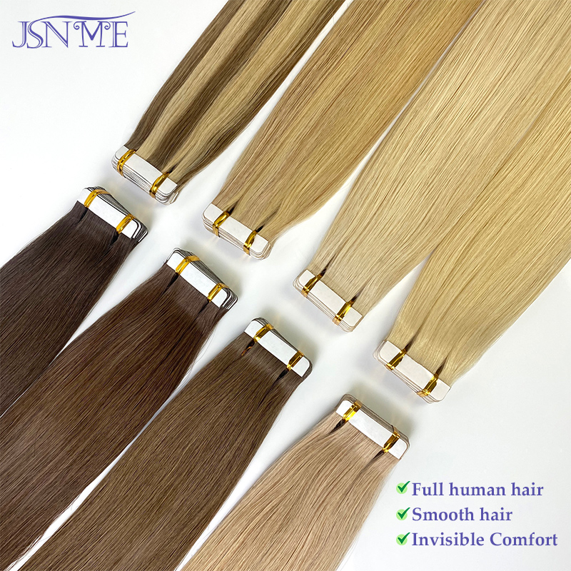 JSNME Tape In Hair Extension 1 - огляд і ціна Invisible Tape In Extensions Real Hair