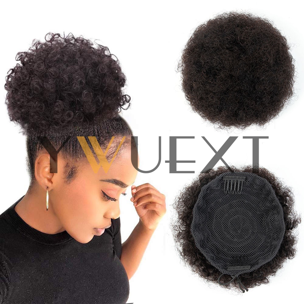 Afro Puff Ponytail 4-6 Inch Hu - огляд і ціна Drawstring Afro Curly Puff Ponytail