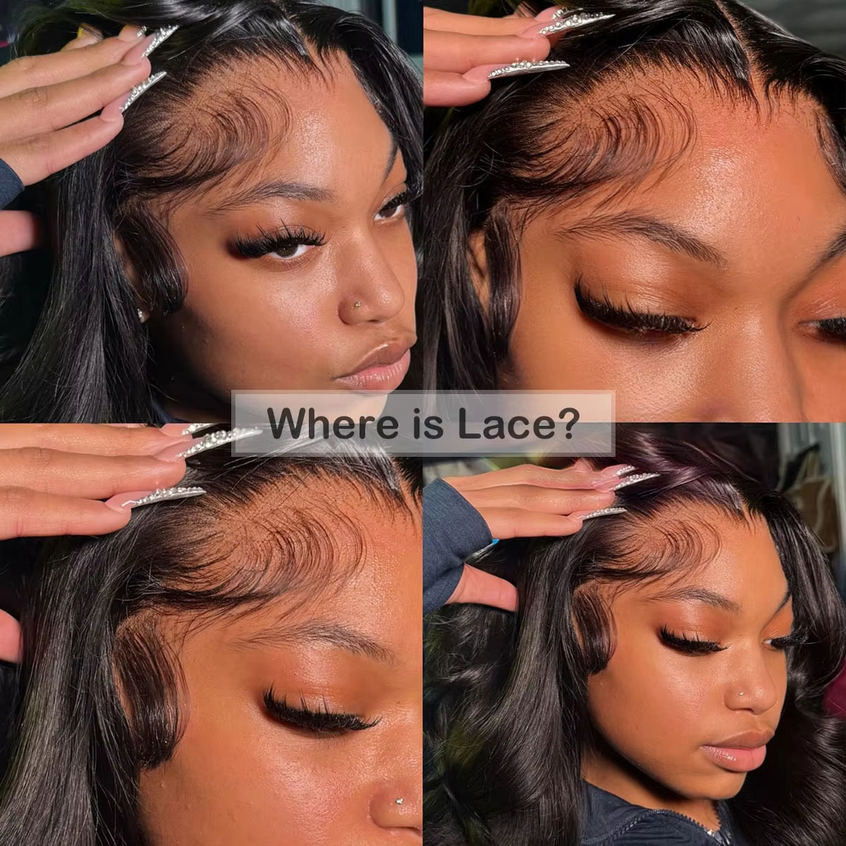 Glueless Wear and Go Brown Col - огляд і ціна Pre Parted 13X4 Lace Front Bob Wig
