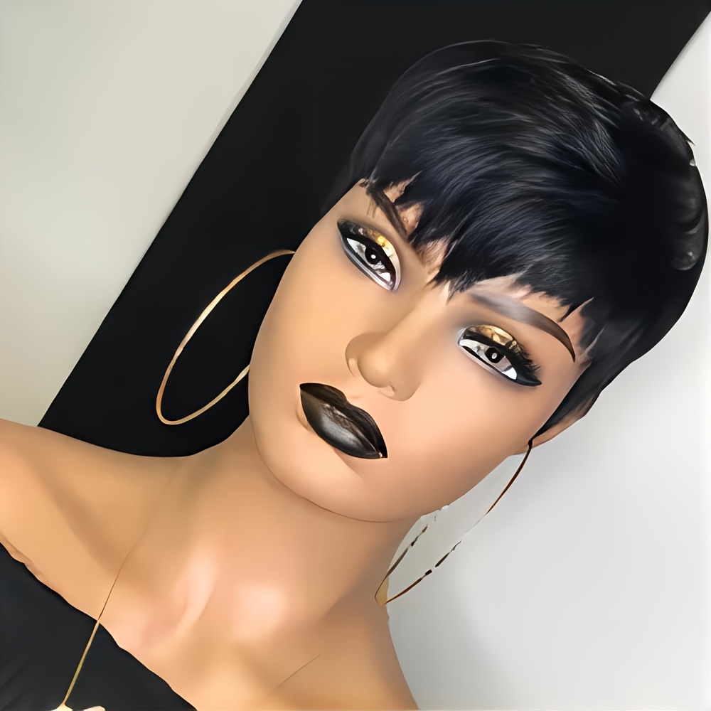 Short Pixie Wig Human Hair Lay - огляд і ціна Short Pixie Cut Wig Human Hair Cheap